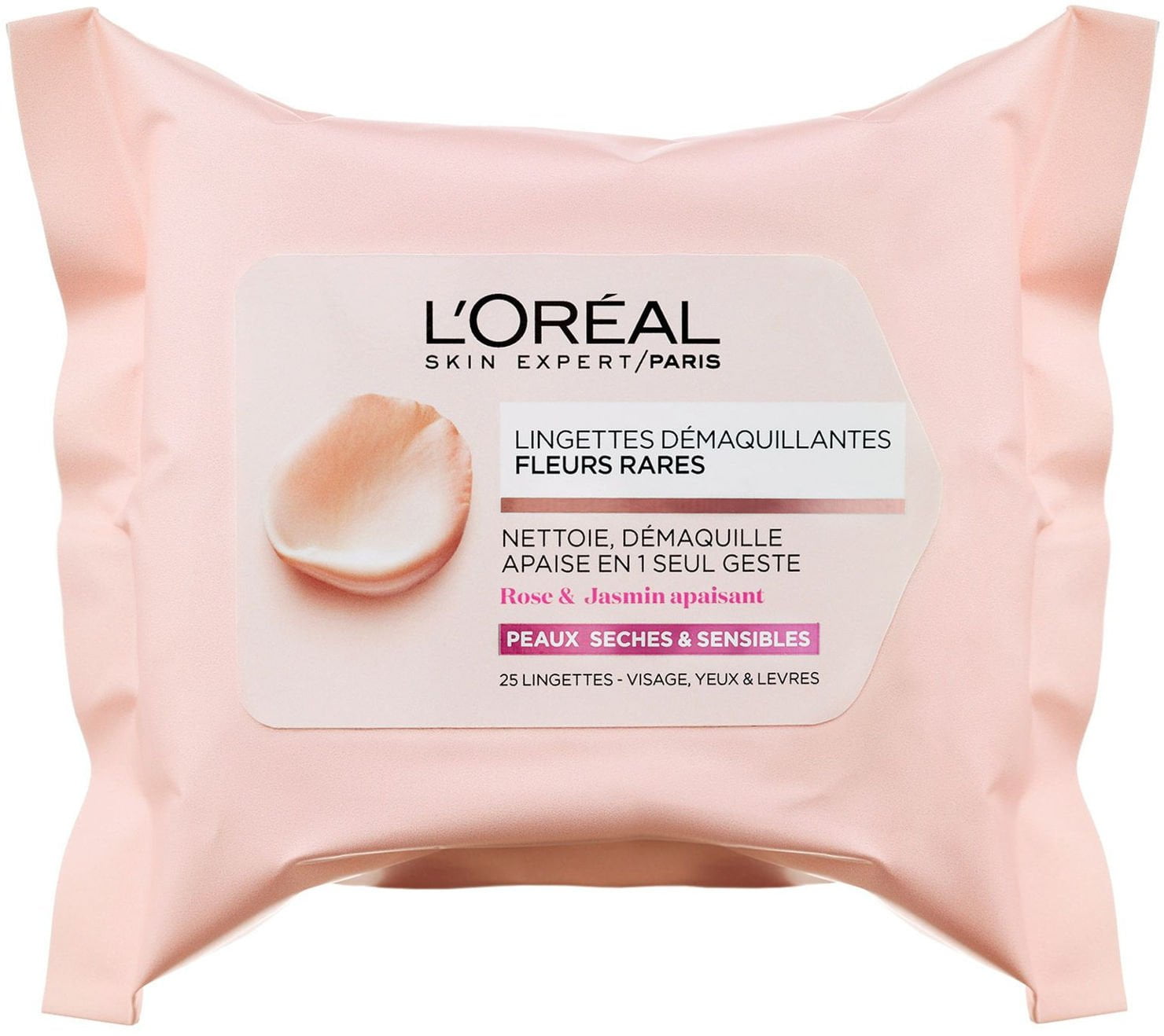 FLEURS RARES מגבונים להסרת איפור לעור רגיש