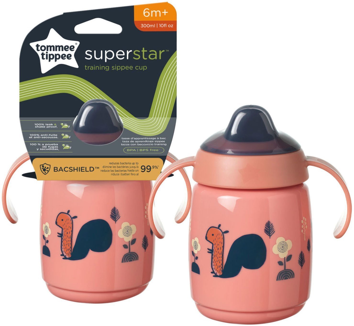 כוס סופרסטאר 6+ ורוד Tommee Tippee