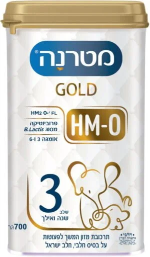 7290018132425_1 מטרנה גולד תרכובת מזון המשך לפעוטות על בסיס חלבי שלב 3 כשרות בד"ץ