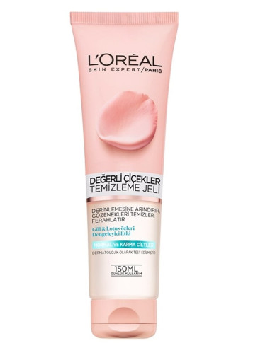 LOREAL ג"ל ניקוי לפנים לעור רגיל עד מעורב
