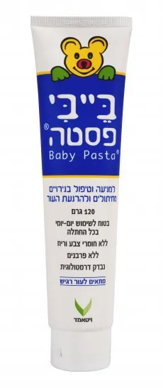 5 בייבי פסטה משחה למניעה וטיפול בגירויים מחיתולים ולהרגעת העור