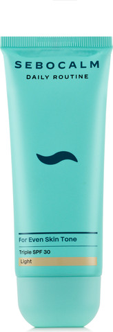 SEBOCALM - טריפל SPF30 למראה עור אחיד - LIGHT