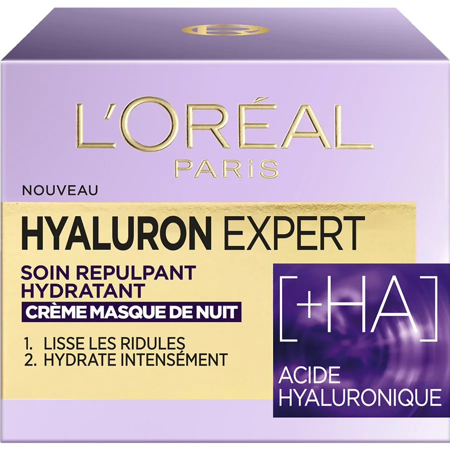 LOREAL PARIS HYALURON EXPERT קרם לחות ללילה